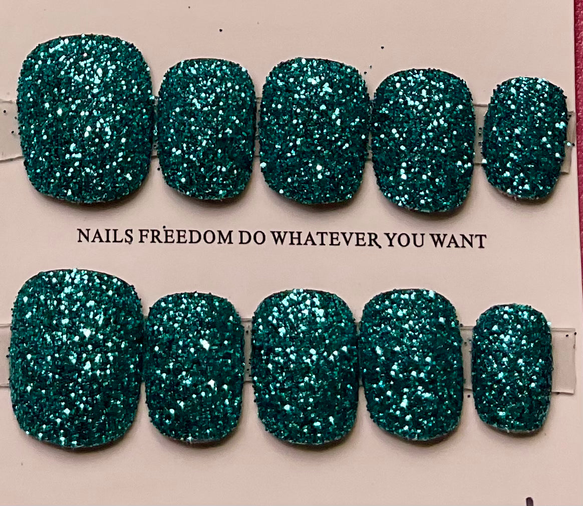 Hello Glitter Press On Nails