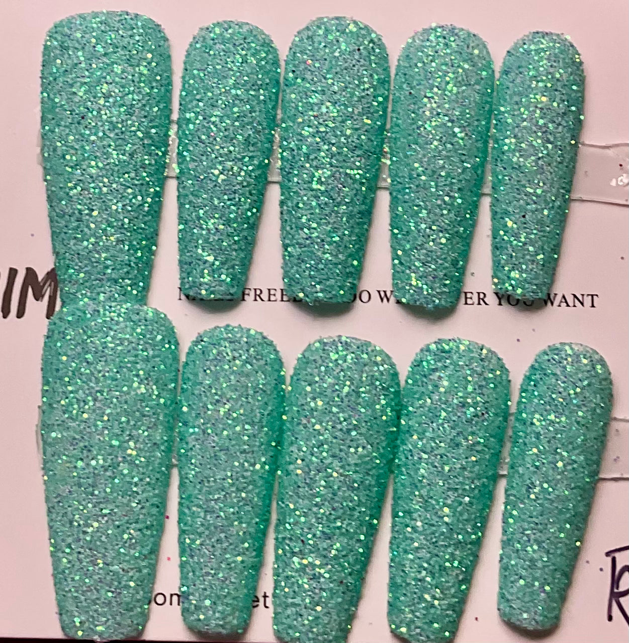 Hello Glitter Press On Nails