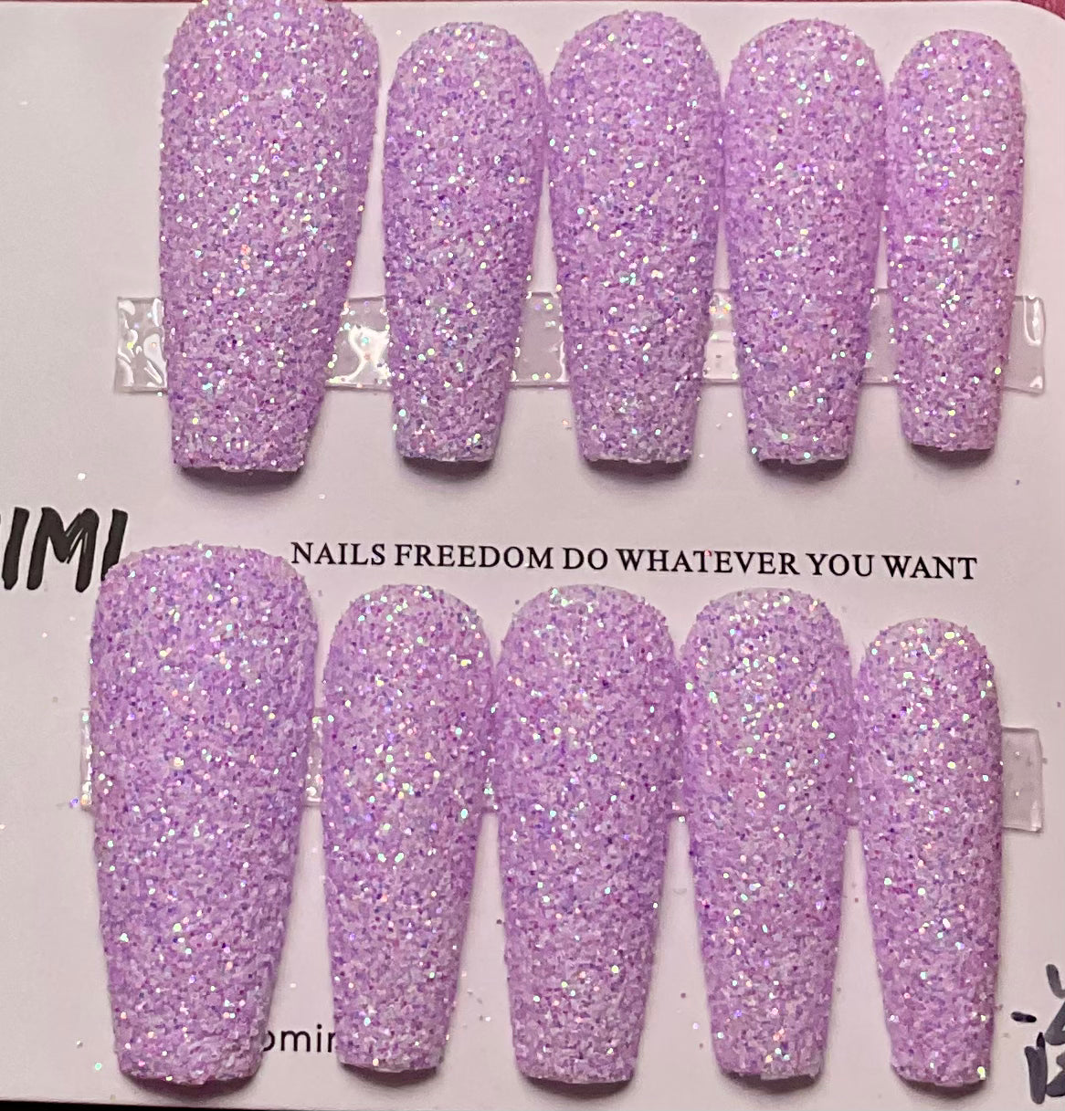 Hello Glitter Press On Nails