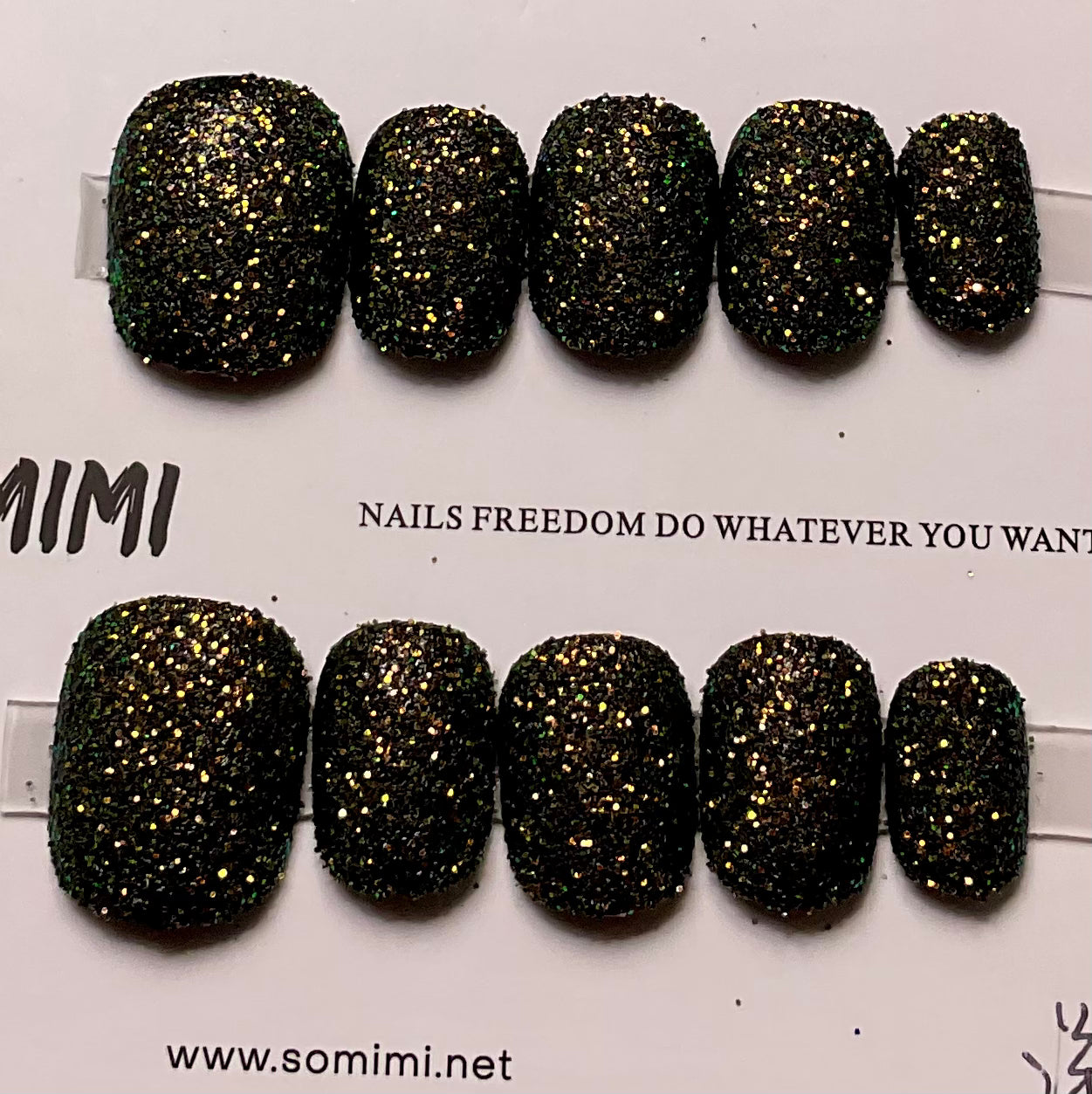 Hello Glitter Press On Nails