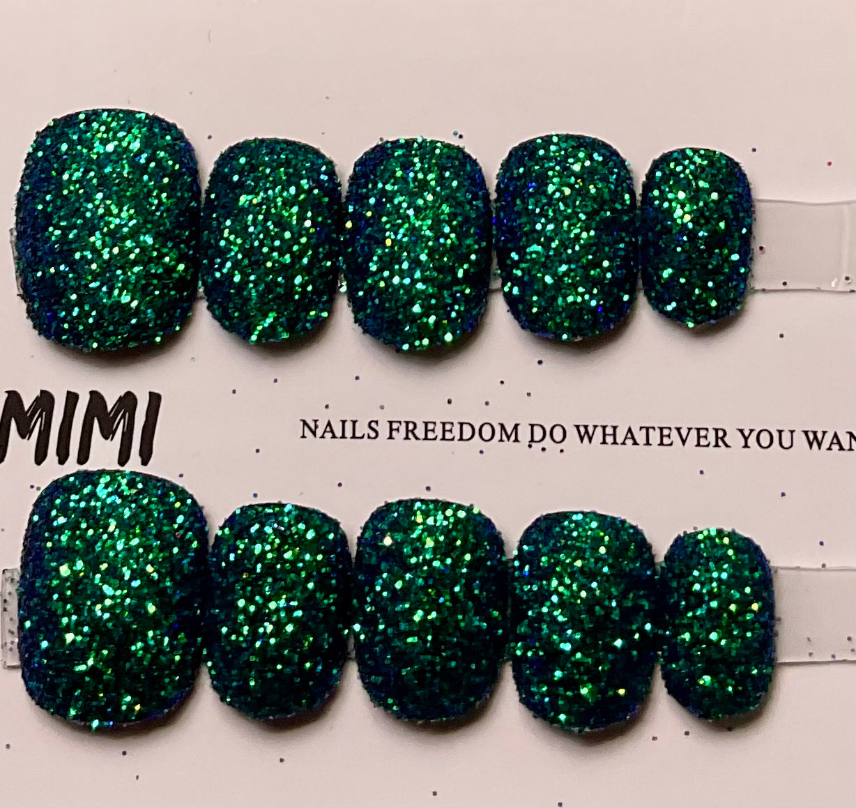 Hello Glitter Press On Nails