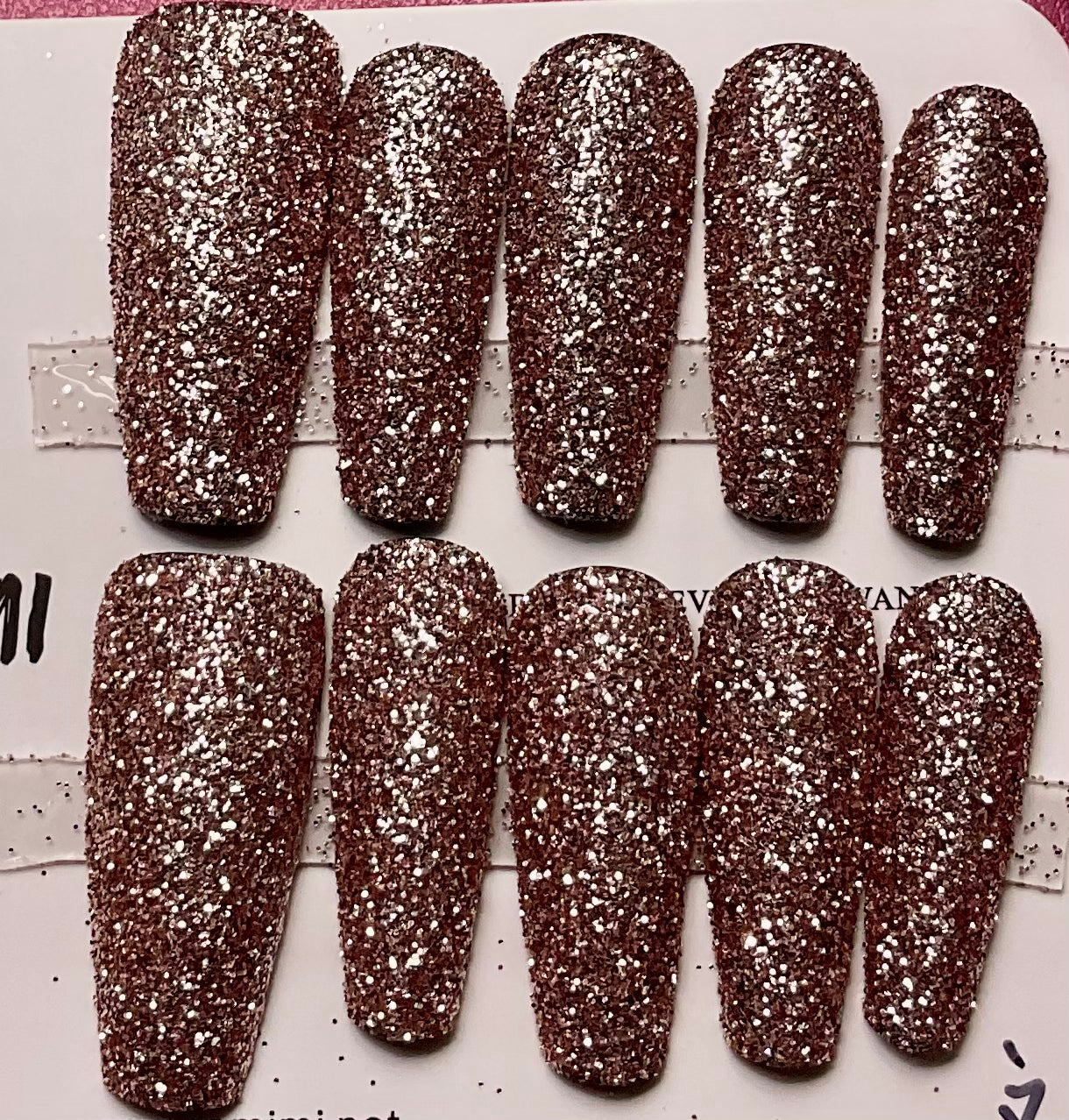 Hello Glitter Press On Nails