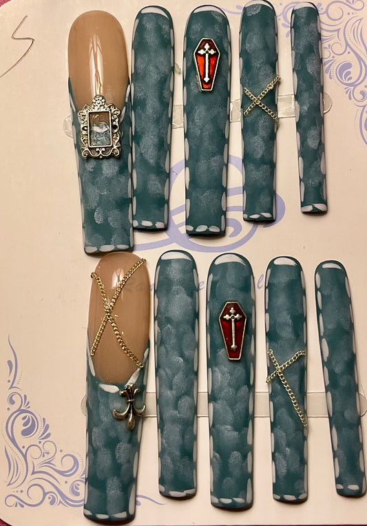 Denim Dream Press On Nails