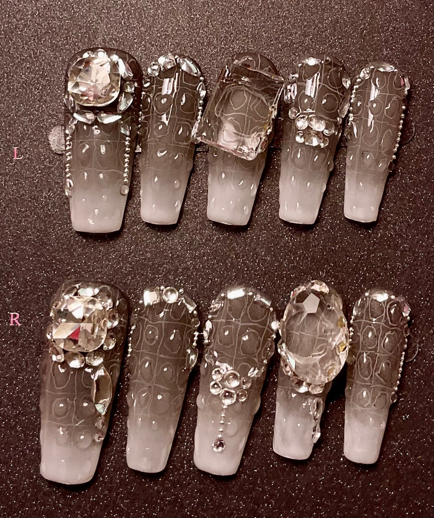Crystal Twilight Press On Nails