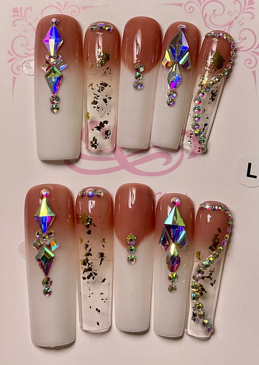 Glamorous Ombre Press On Nails