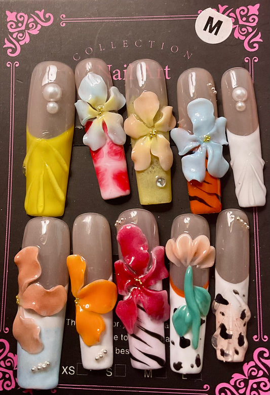 Enchanted Garden Press On Nails