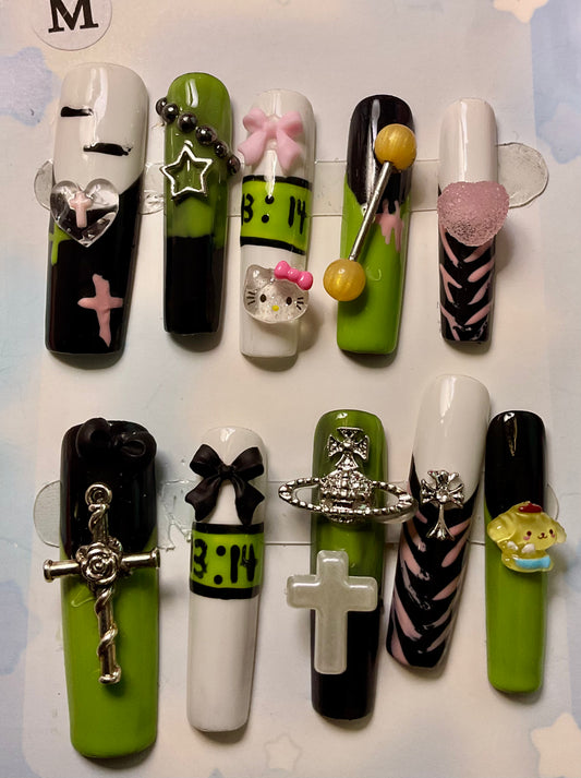 Edgy & Enchanting Press On Nails