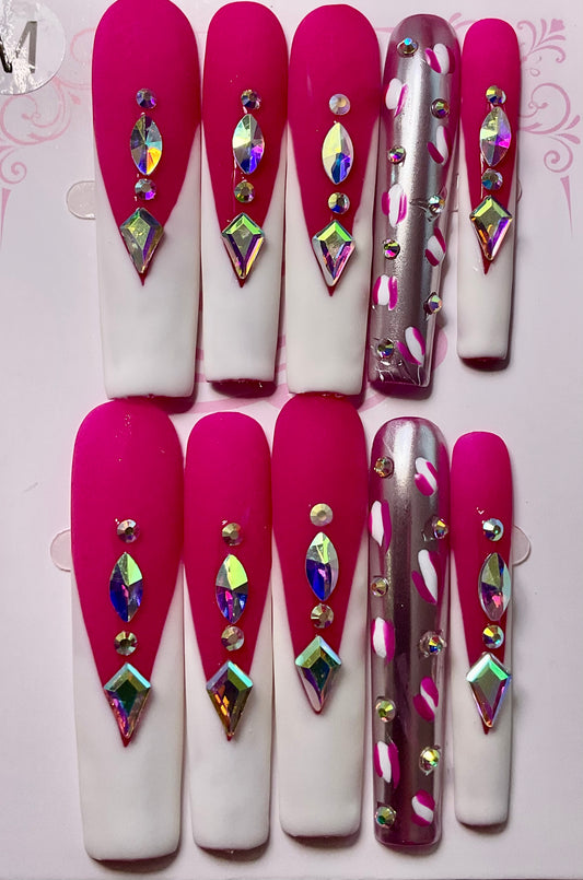 Pretty In Pink Press On Nails
