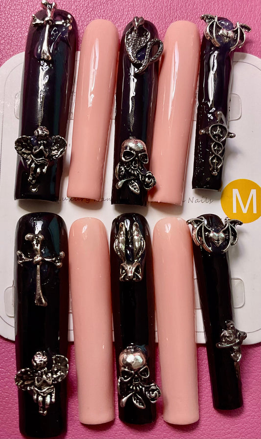 Gothic Glamour XXL Press On Nails