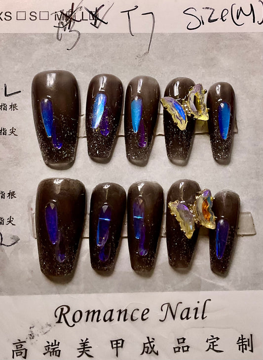 Enchanted Aurora Press On Nails