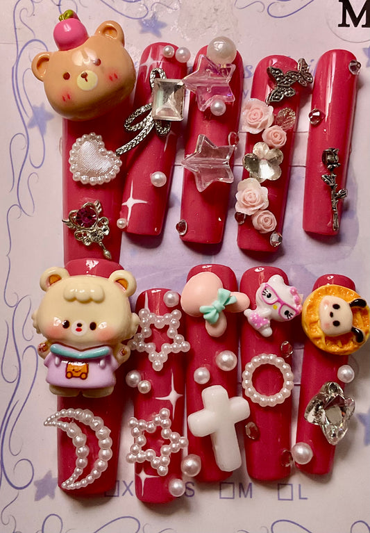 Sweet Dreams & Whimsical Press On Nails