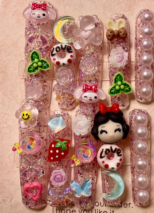 Enchanted Sparkle Press On Nails