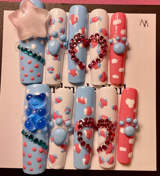 Pastel Pop Press On Nails