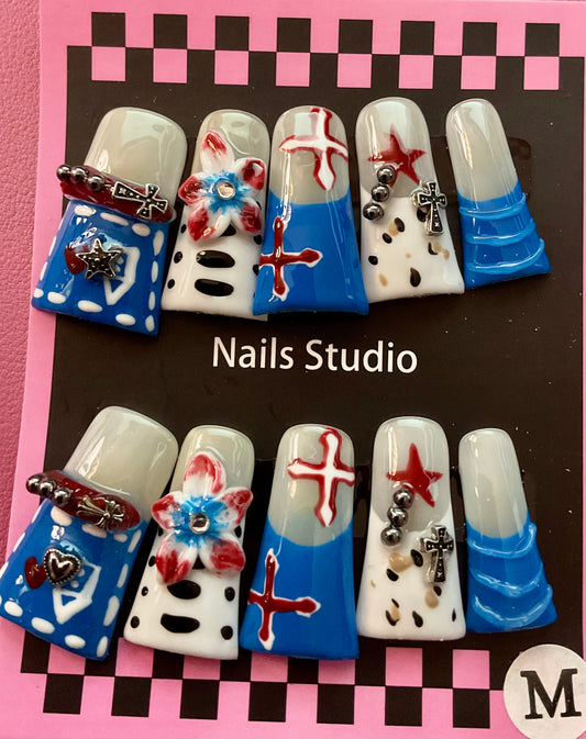 Knight's Armor Press On Nails