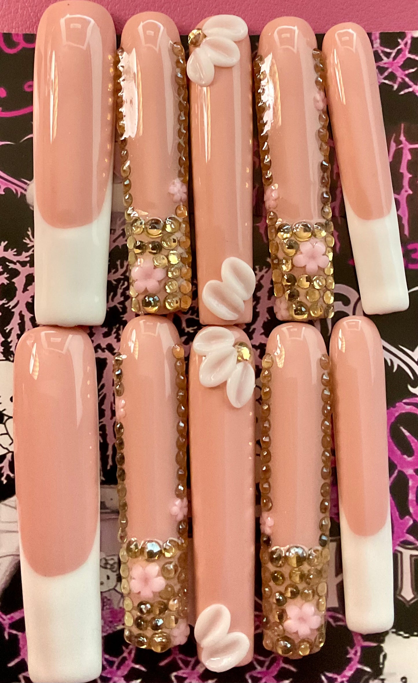 Sweetheart Blossom Press On Nails