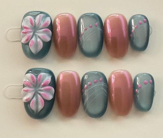 Petal Mist Press On Nails