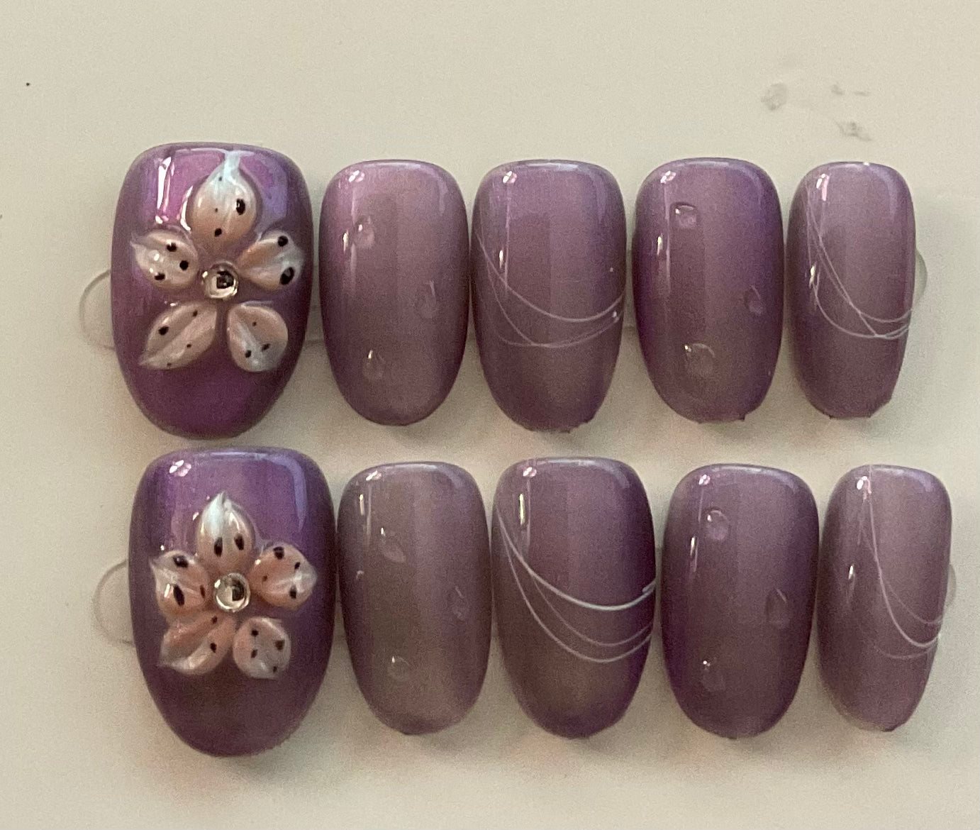 Petal Mist Press On Nails