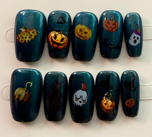 Trick-Or-Treat Press On Nails