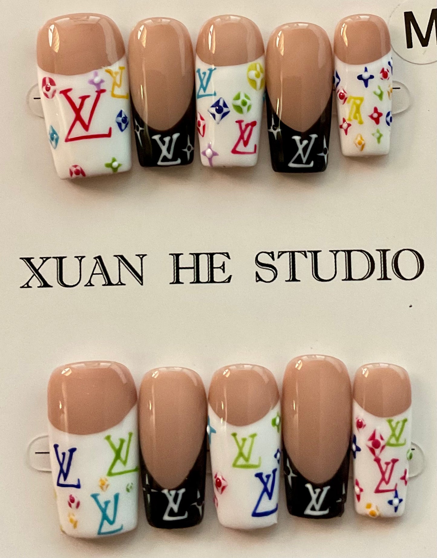 LV Press On Nails