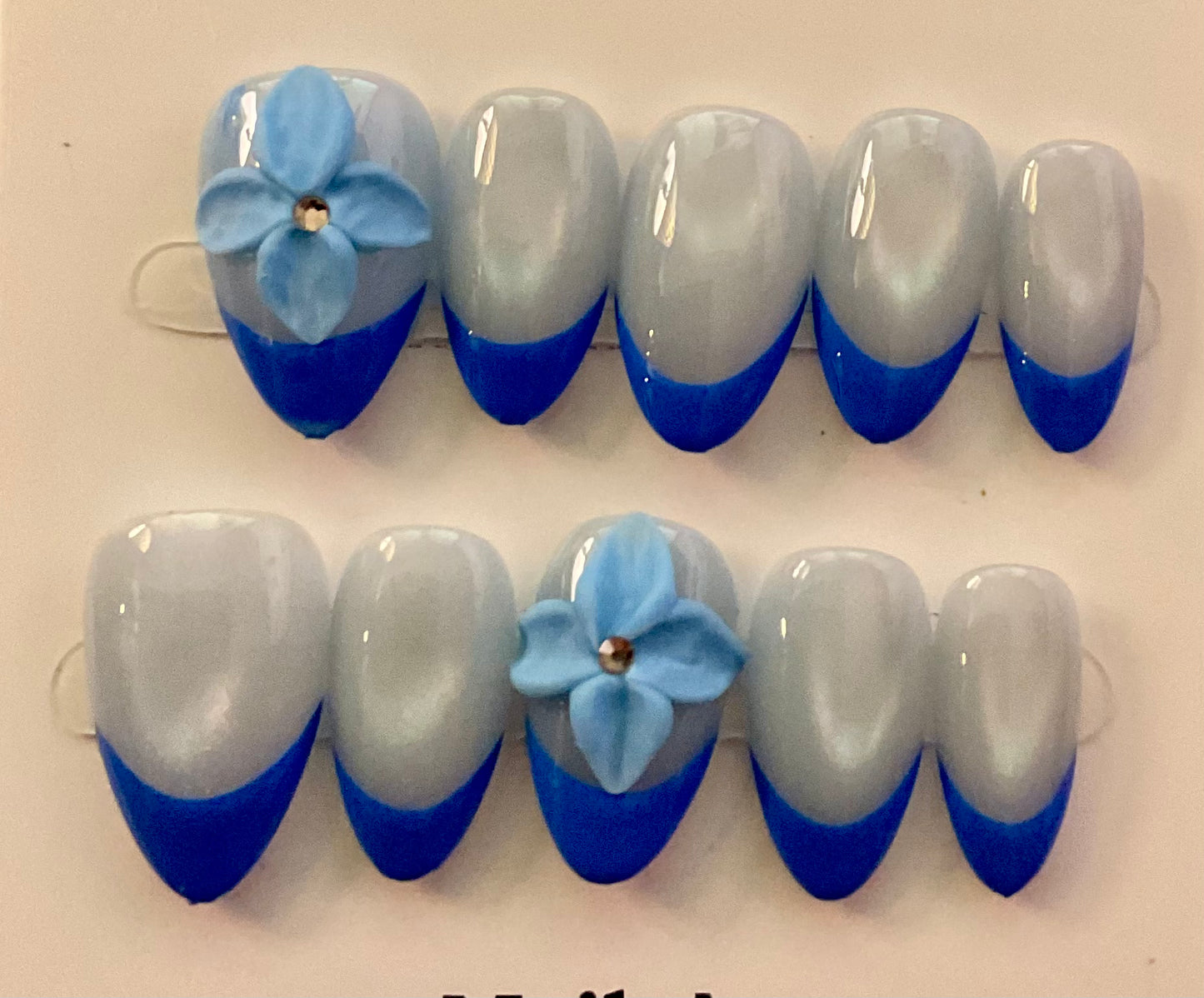 French Tips Press On Nails