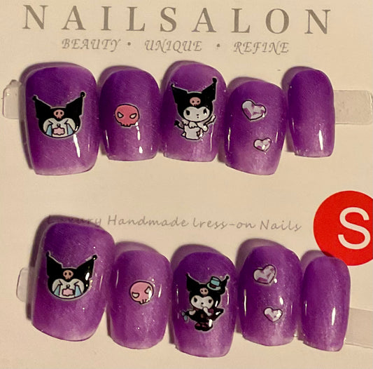 Kuromi Press On Nails