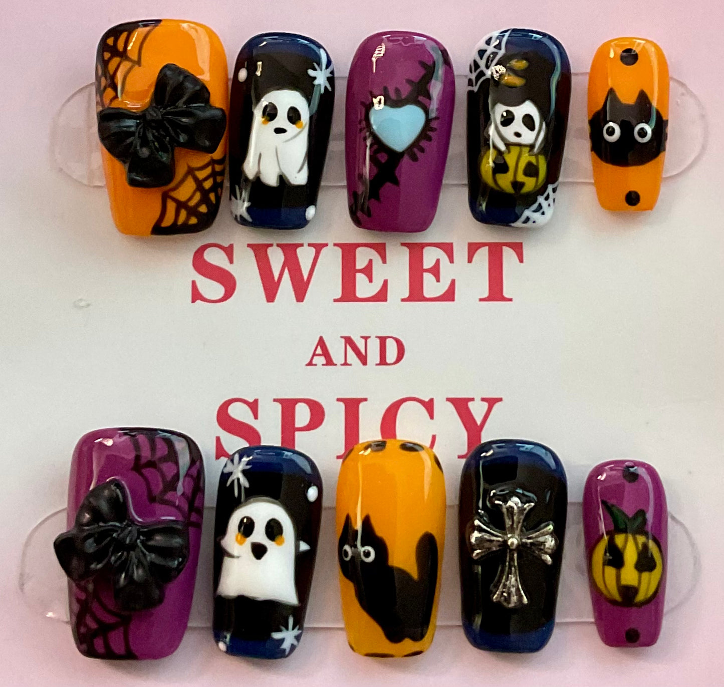 Spooky Sweet Halloween Press On Nails
