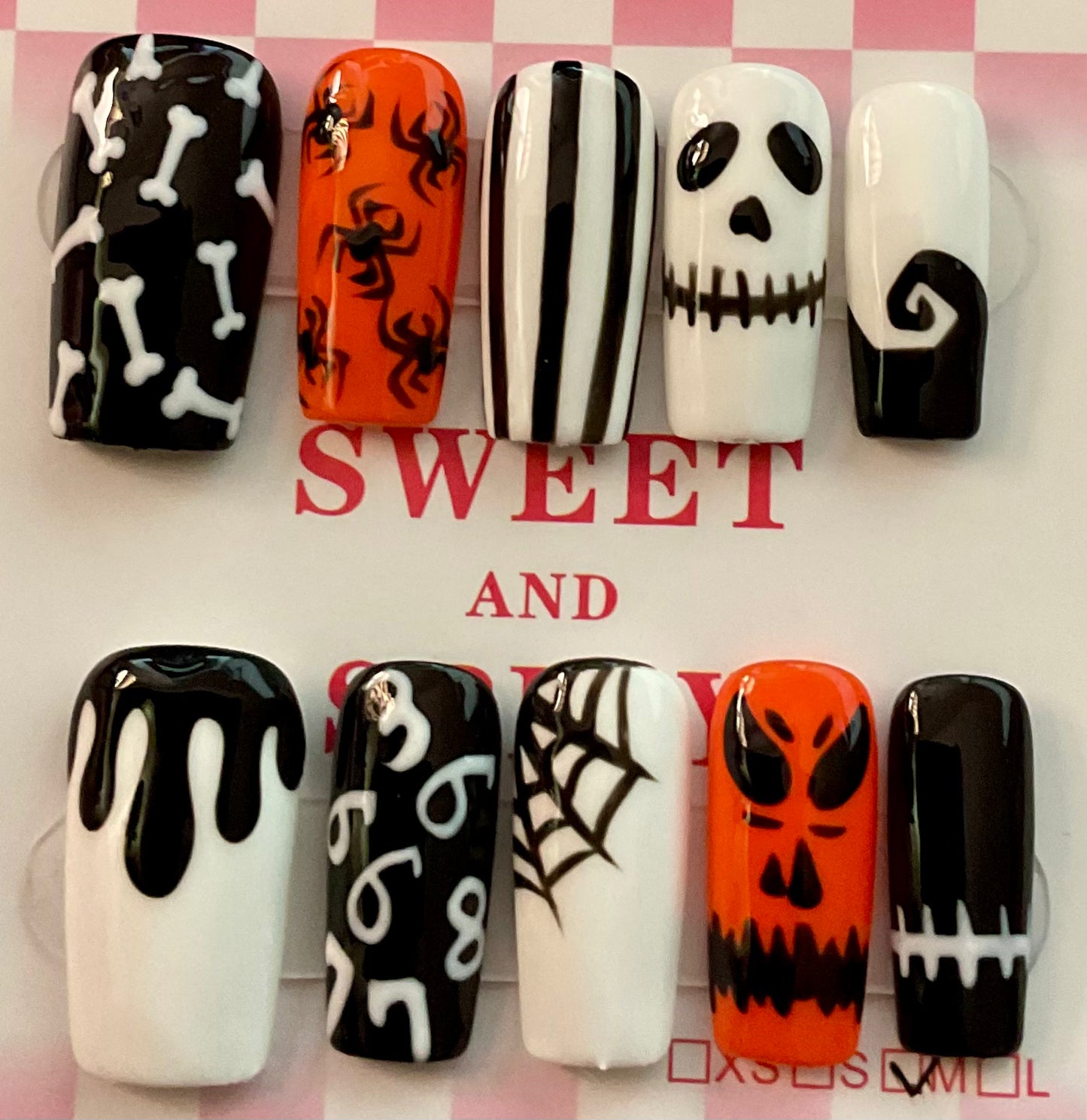 Jack Skelton Inspired Press On Nails