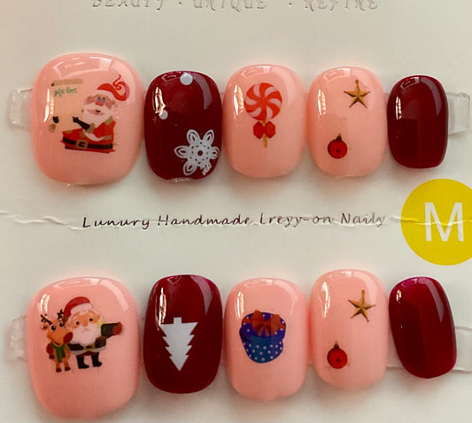 Holiday Cheer Press On Nails