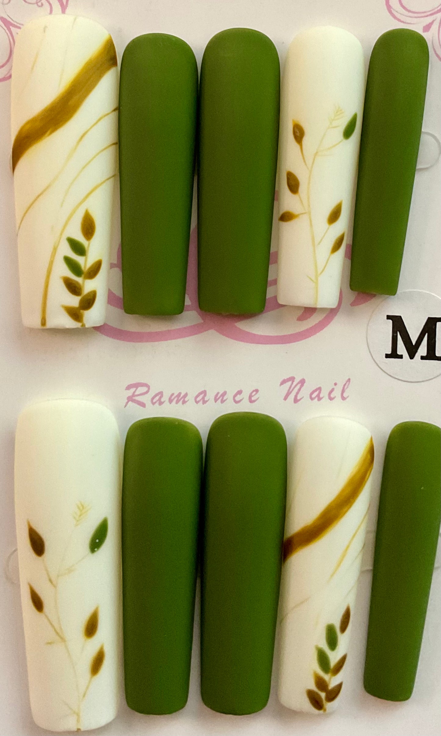 Olive Grove Elegance Press On Nails
