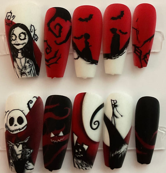 Night Before Christmas Press On Nails