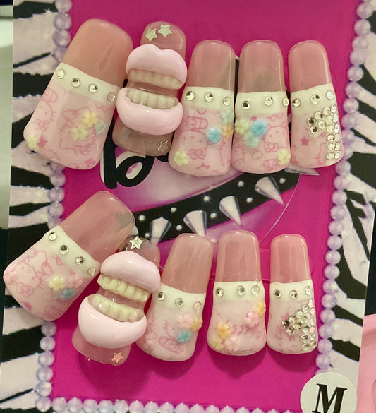 Bubblegum Pink Press On Nails