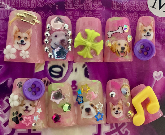 Puppy Pop Press On Nails