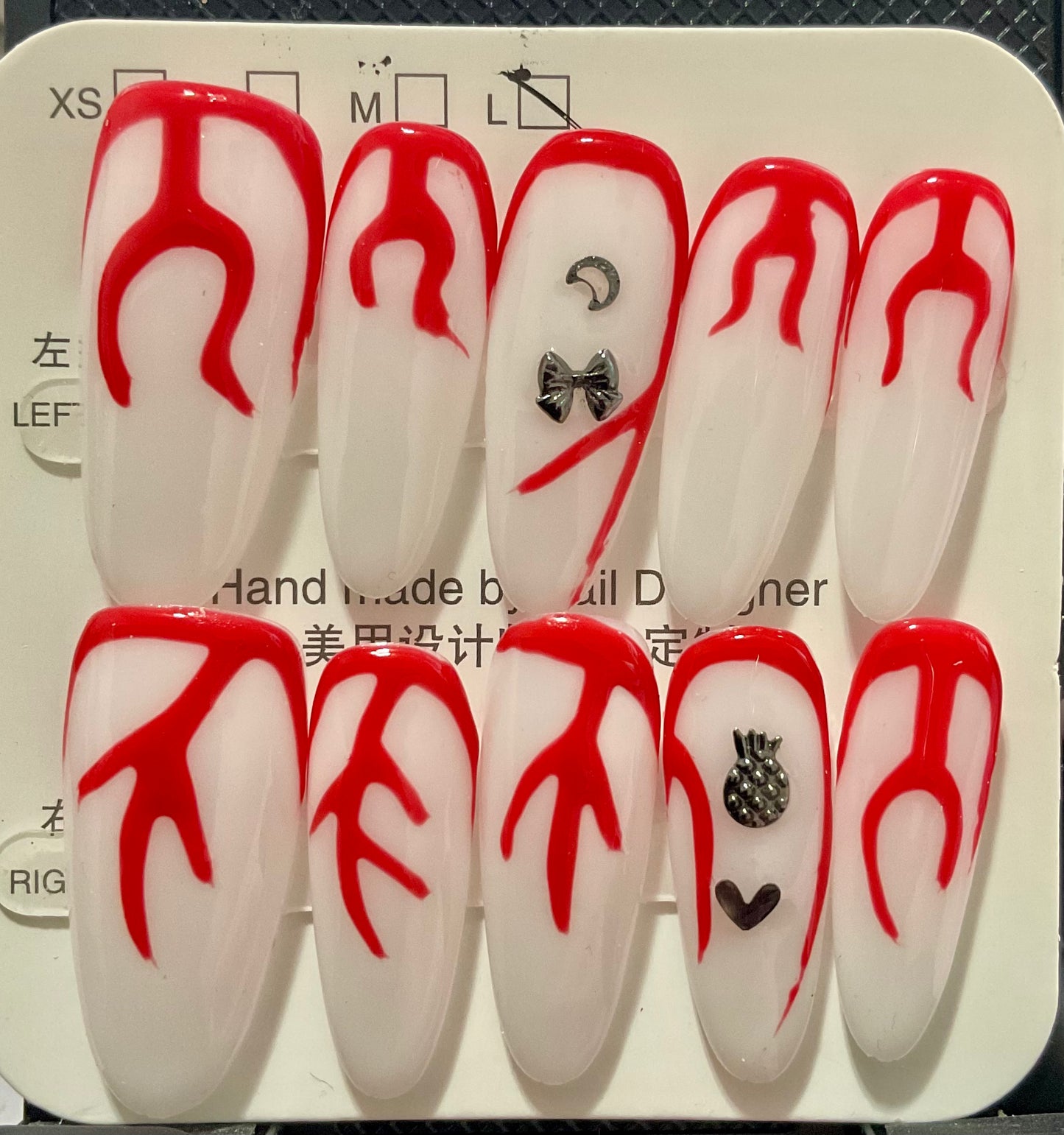 Blood Drip Press On Nails