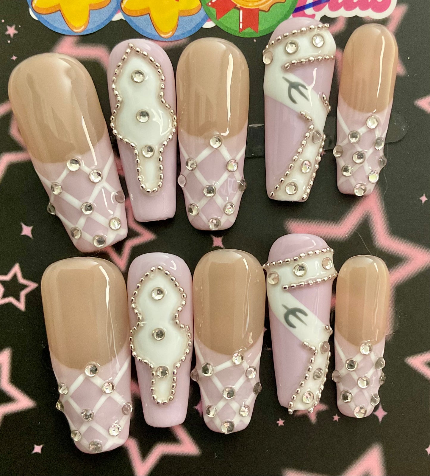 Luxury Bedazzled Press On Nails