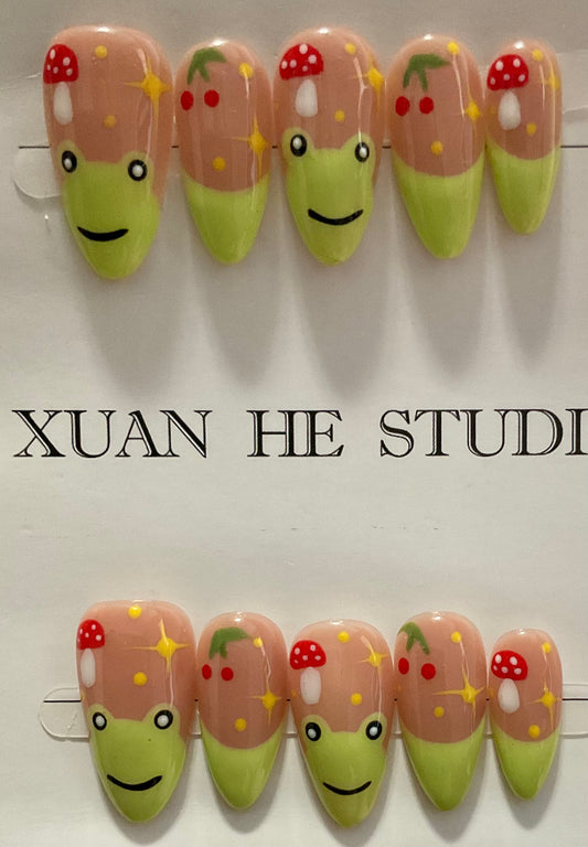 Cute Forest Fantasy Press On Nails