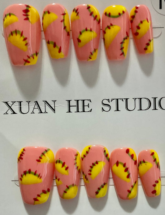 Taco Lovers Press On Nails