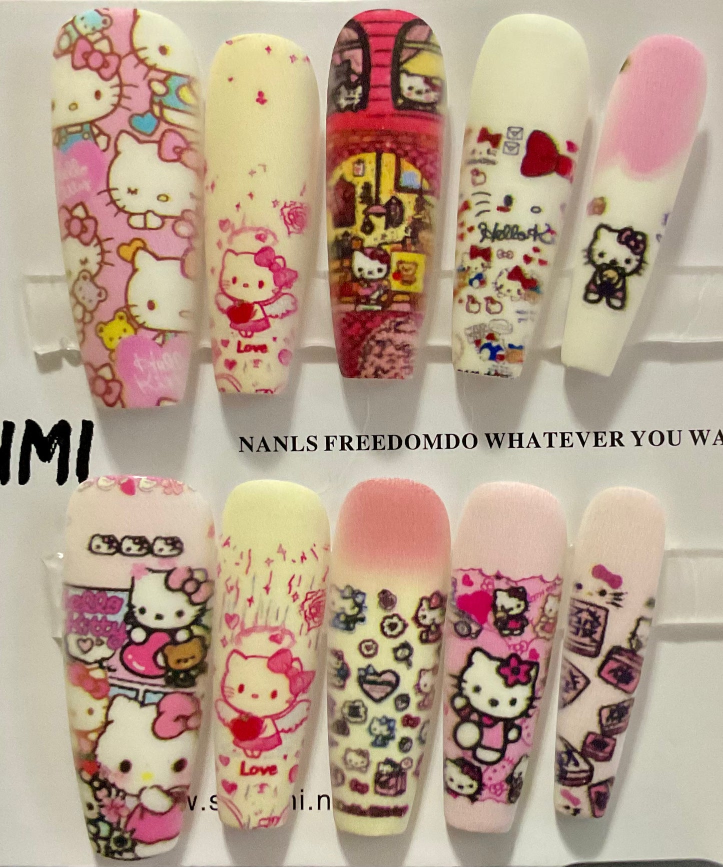 A Lot Of Hello Kitty Press On Nails
