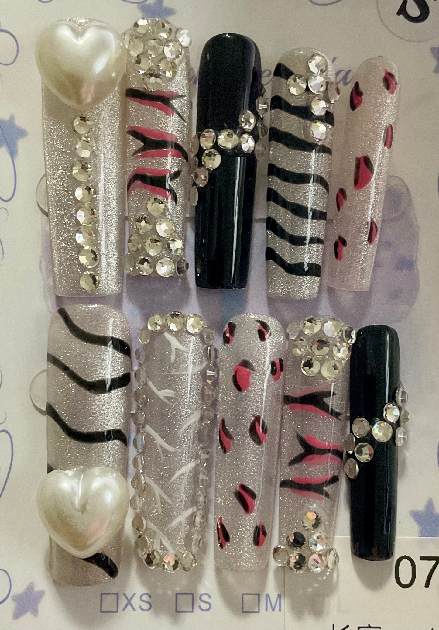 Fierce Elegance Press On Nails