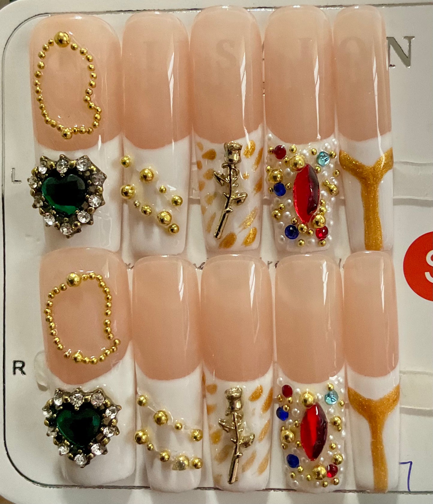 Royal Jewel Press On Nails