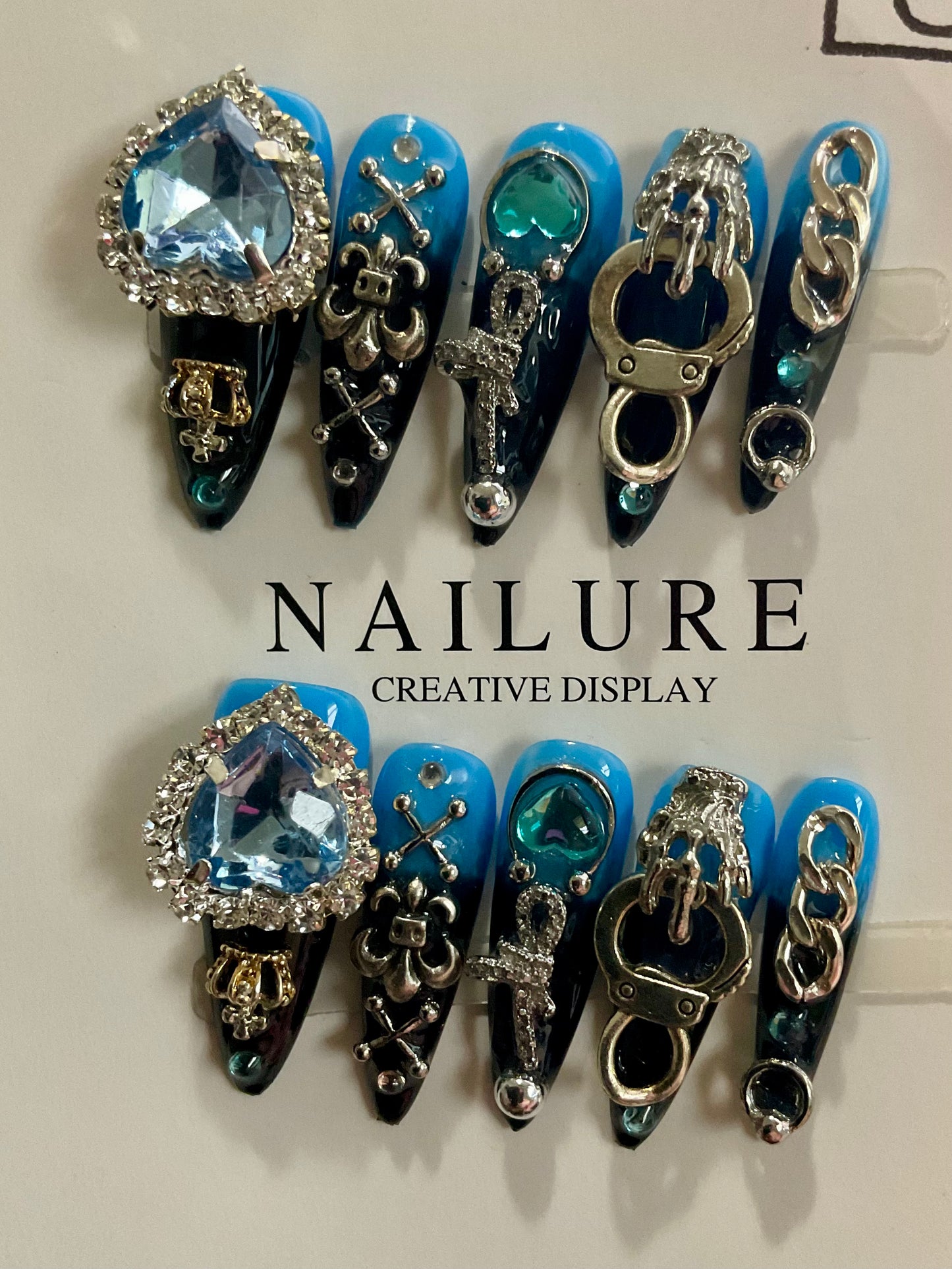 Gothic Glam Press On Nails