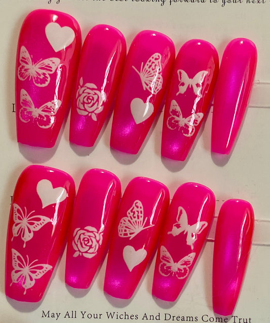 Love In Full Bloom Press On Nails