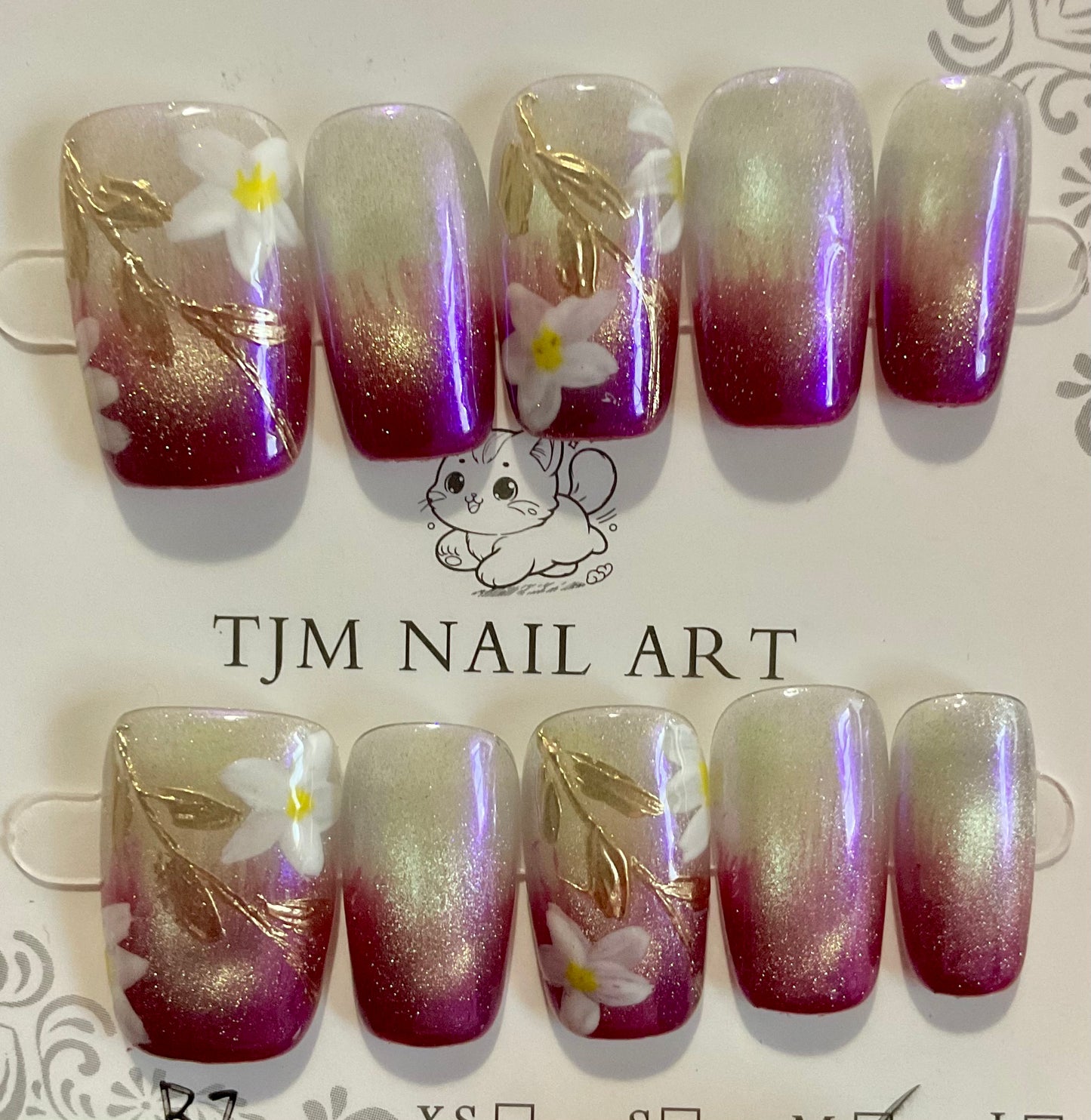 Shimmer Ombre Press On Nails