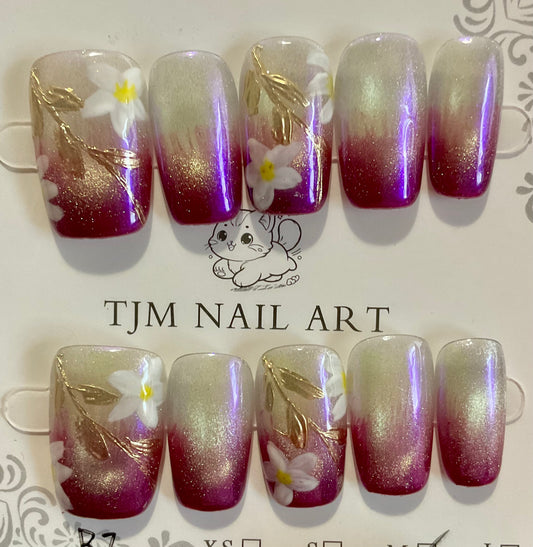 Shimmer Ombre Press On Nails