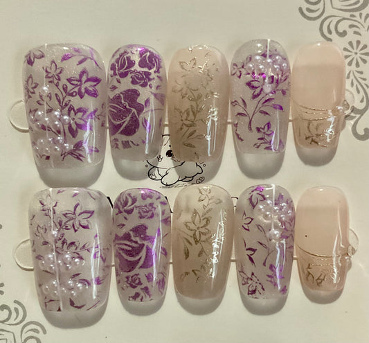 Mystic Meadow Press On Nails