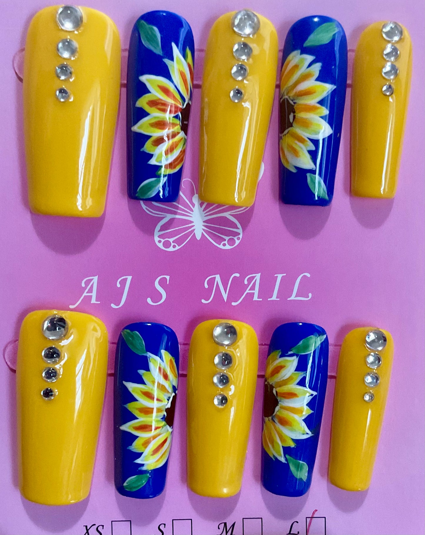 Sunflower Radiance Press On Nails